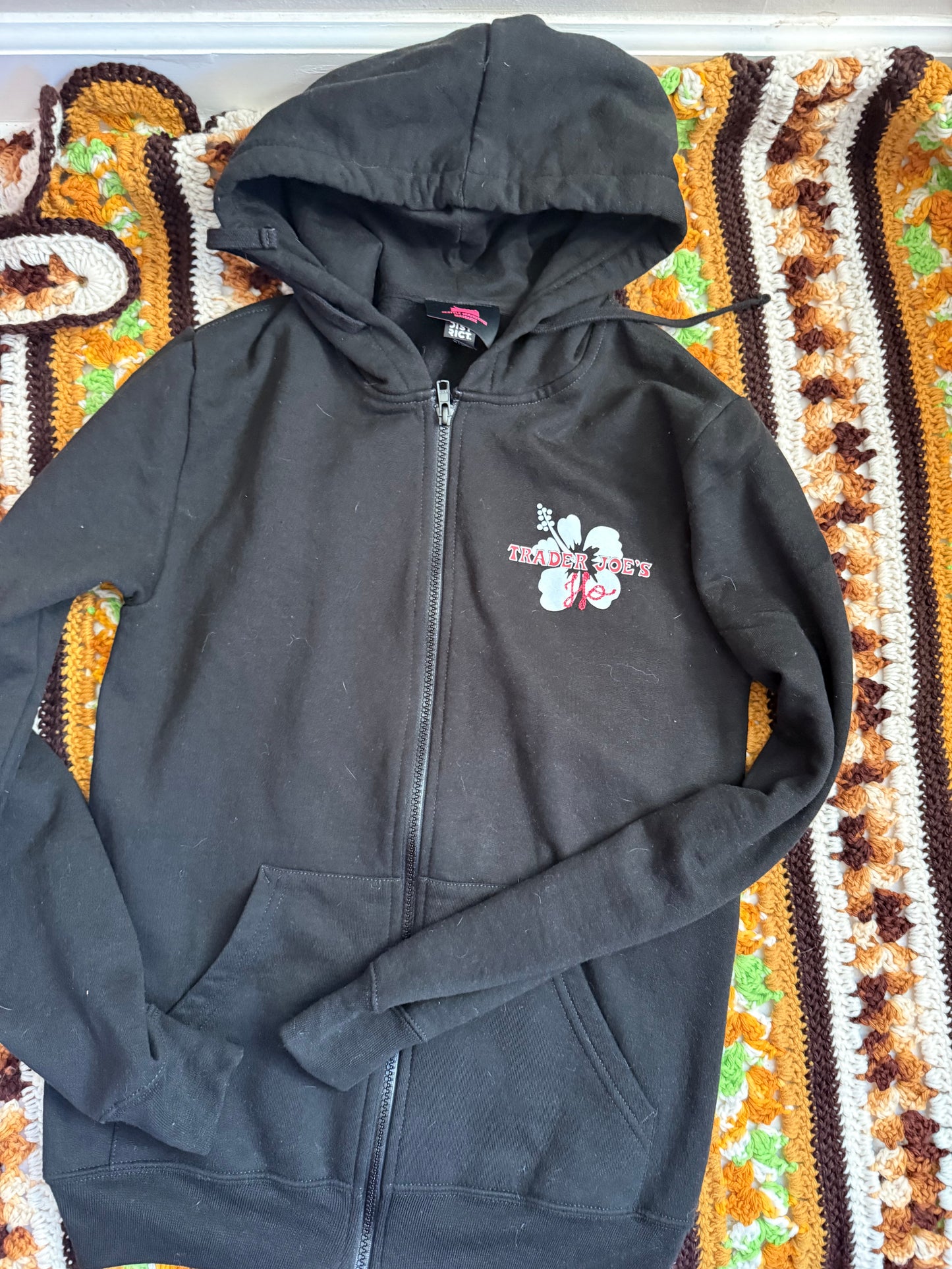 TJ's Saved My Life Black Zip Hoodie - XS