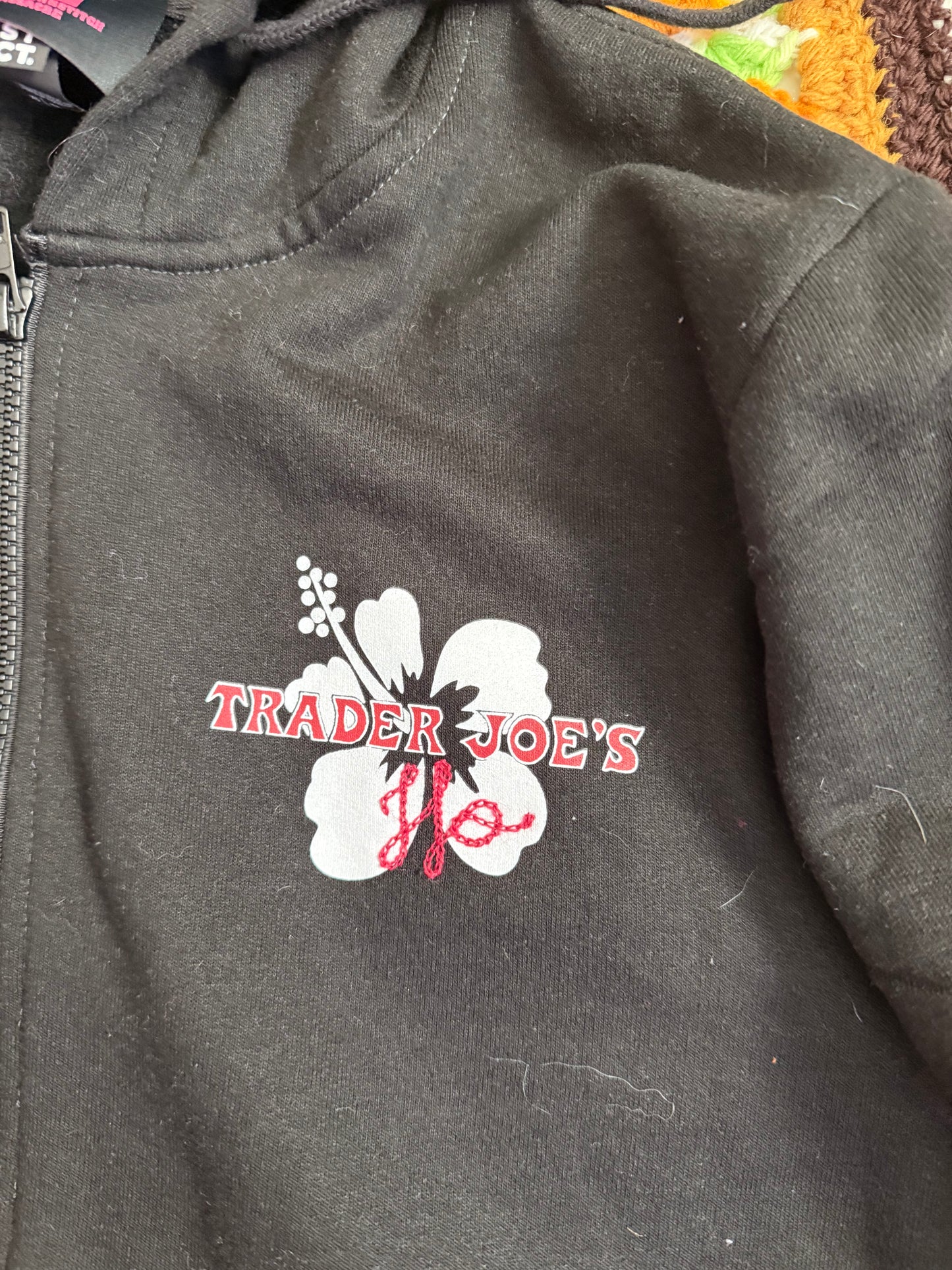 TJ's Saved My Life Black Zip Hoodie - XS