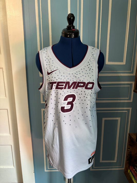 2026 WNBA Rebel Edition Toronto Tempo #3 Mabrey Custom Rhinestone Jersey With Defects