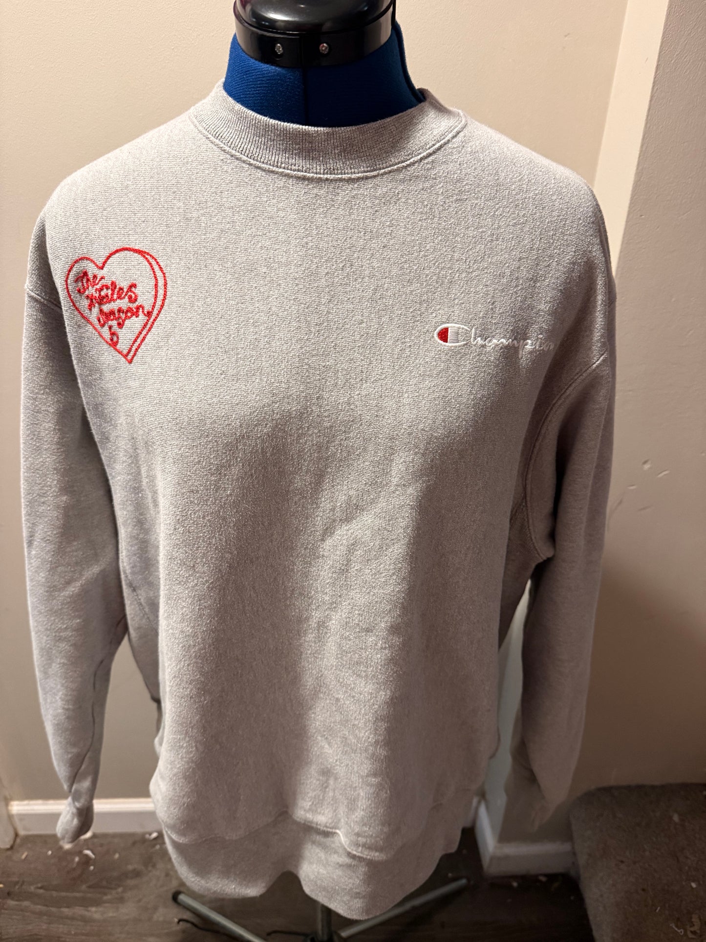I <3 The X-Files Season 5 VTG Grey Crewneck Sweatshirt - Large