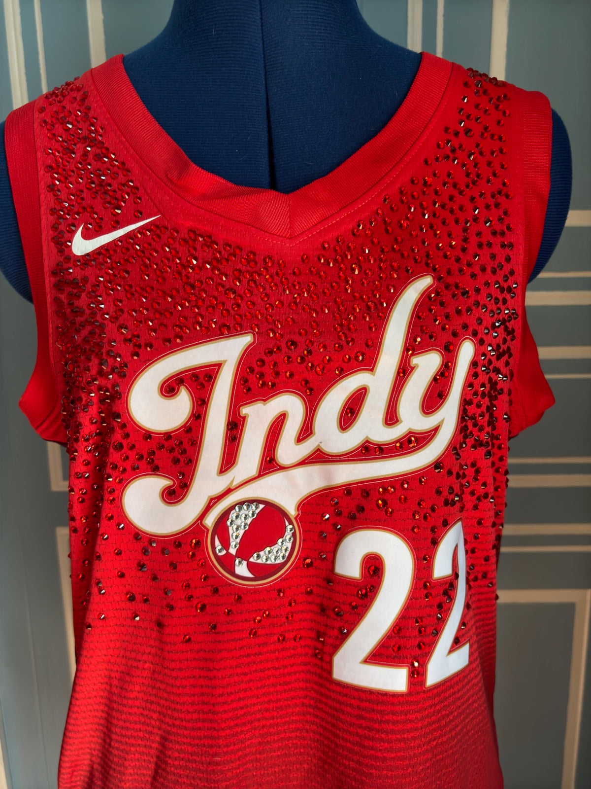 2026 WNBA Rebel Edition Indiana Fever Caitlin Clark #22 Custom Rhinestone Jersey