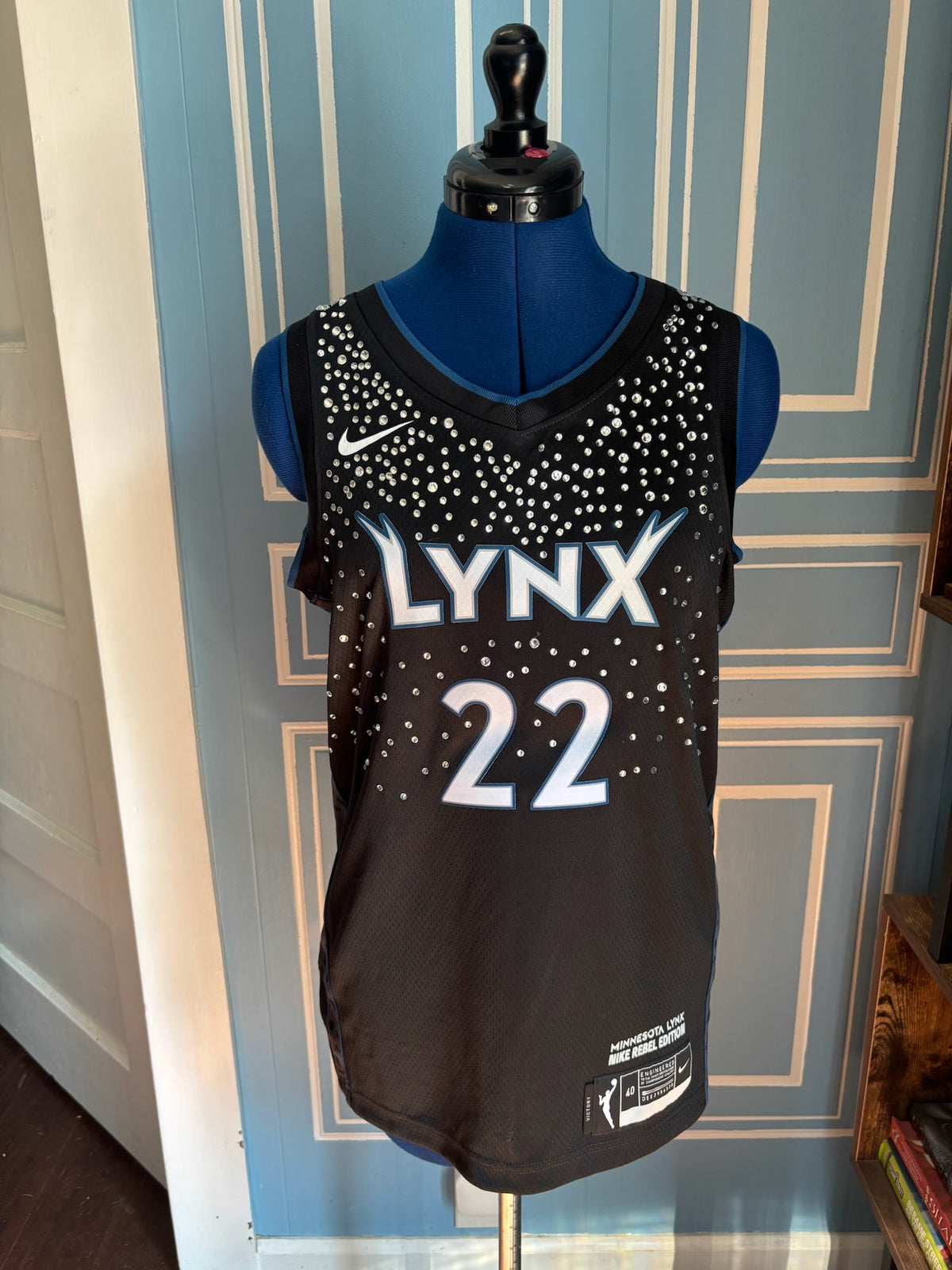 2026 WNBA Rebel Edition Minnesota Lynx Collier #20 Custom Rhinestone Jersey