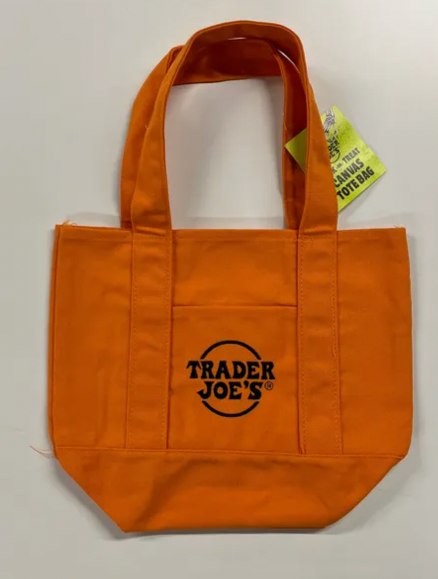 Chainstitched Trader Joe's Mini Tote