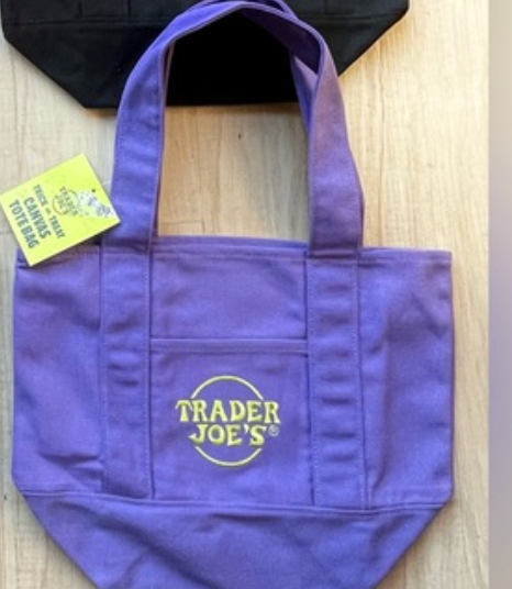 Chainstitched Trader Joe's Mini Tote