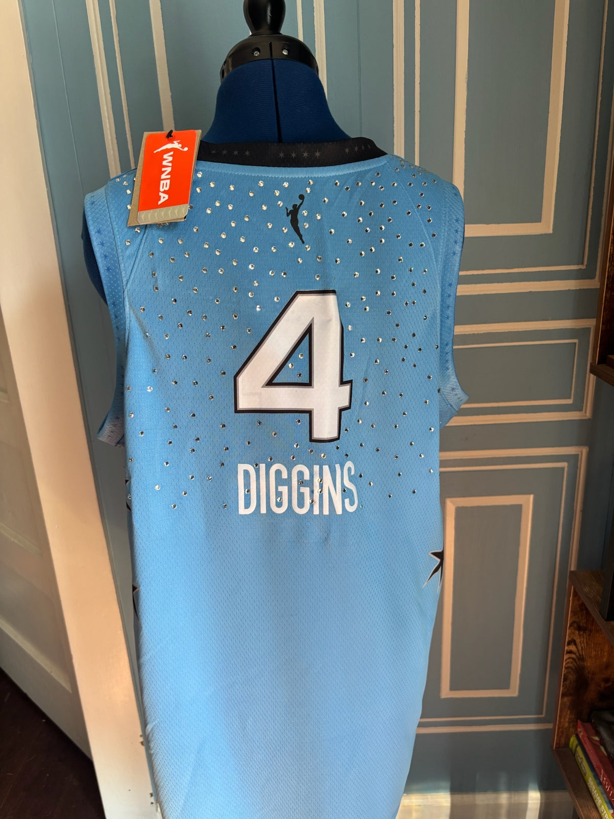 2026 WNBA Women’s Basketball Rebel Edition Chicago Sky “Skytown” Diggins #4 Custom Rhinestone Jersey