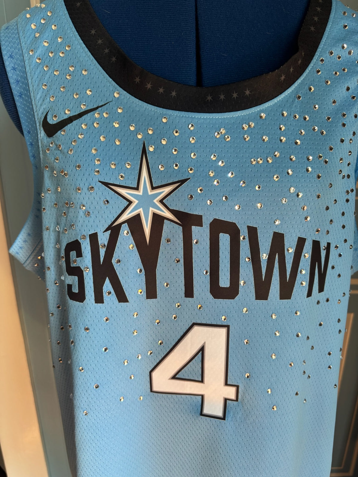 2026 WNBA Women’s Basketball Rebel Edition Chicago Sky “Skytown” Diggins #4 Custom Rhinestone Jersey
