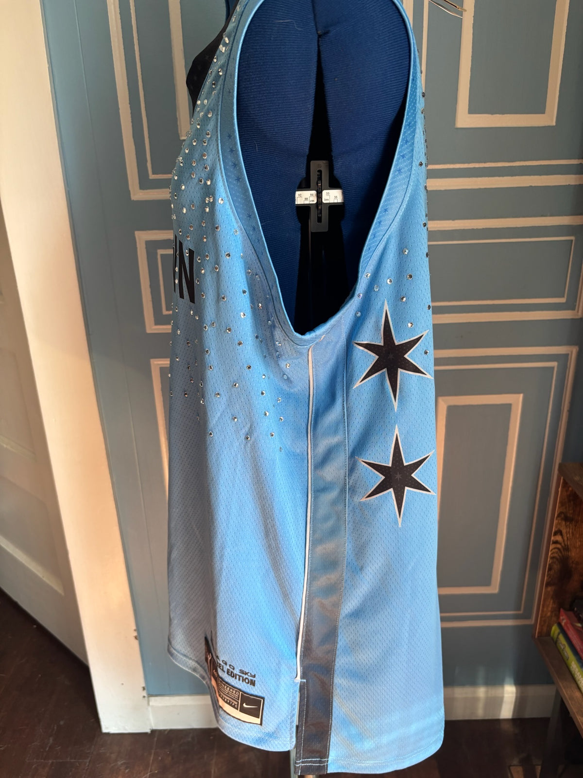 2026 WNBA Women’s Basketball Rebel Edition Chicago Sky “Skytown” Diggins #4 Custom Rhinestone Jersey