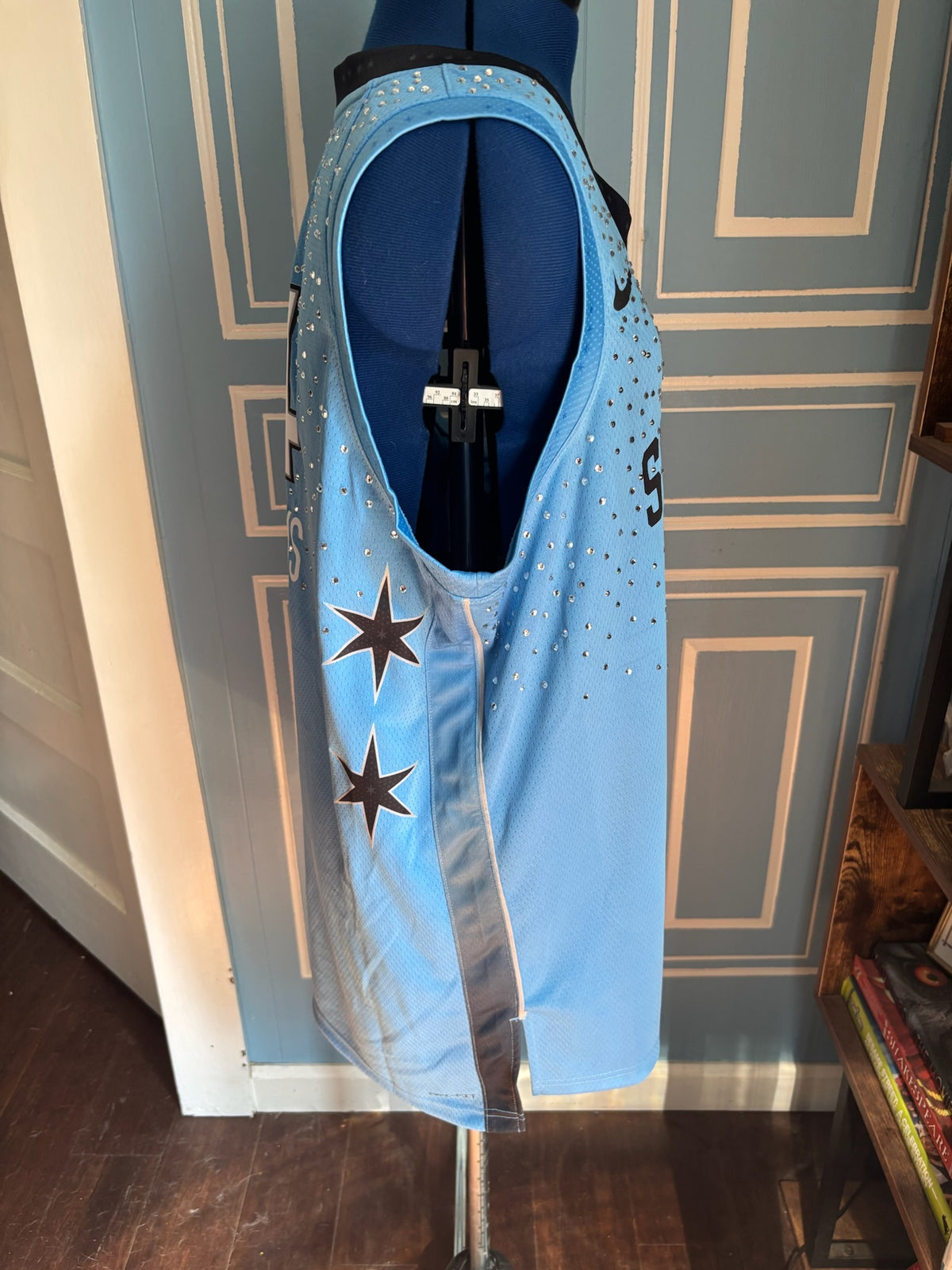 2026 WNBA Women’s Basketball Rebel Edition Chicago Sky “Skytown” Diggins #4 Custom Rhinestone Jersey