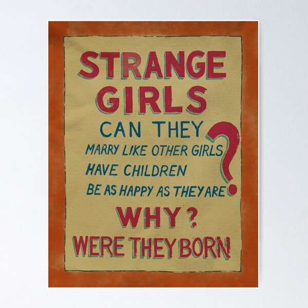 "Strange Girls" Denim Sleeveless High Neck Top