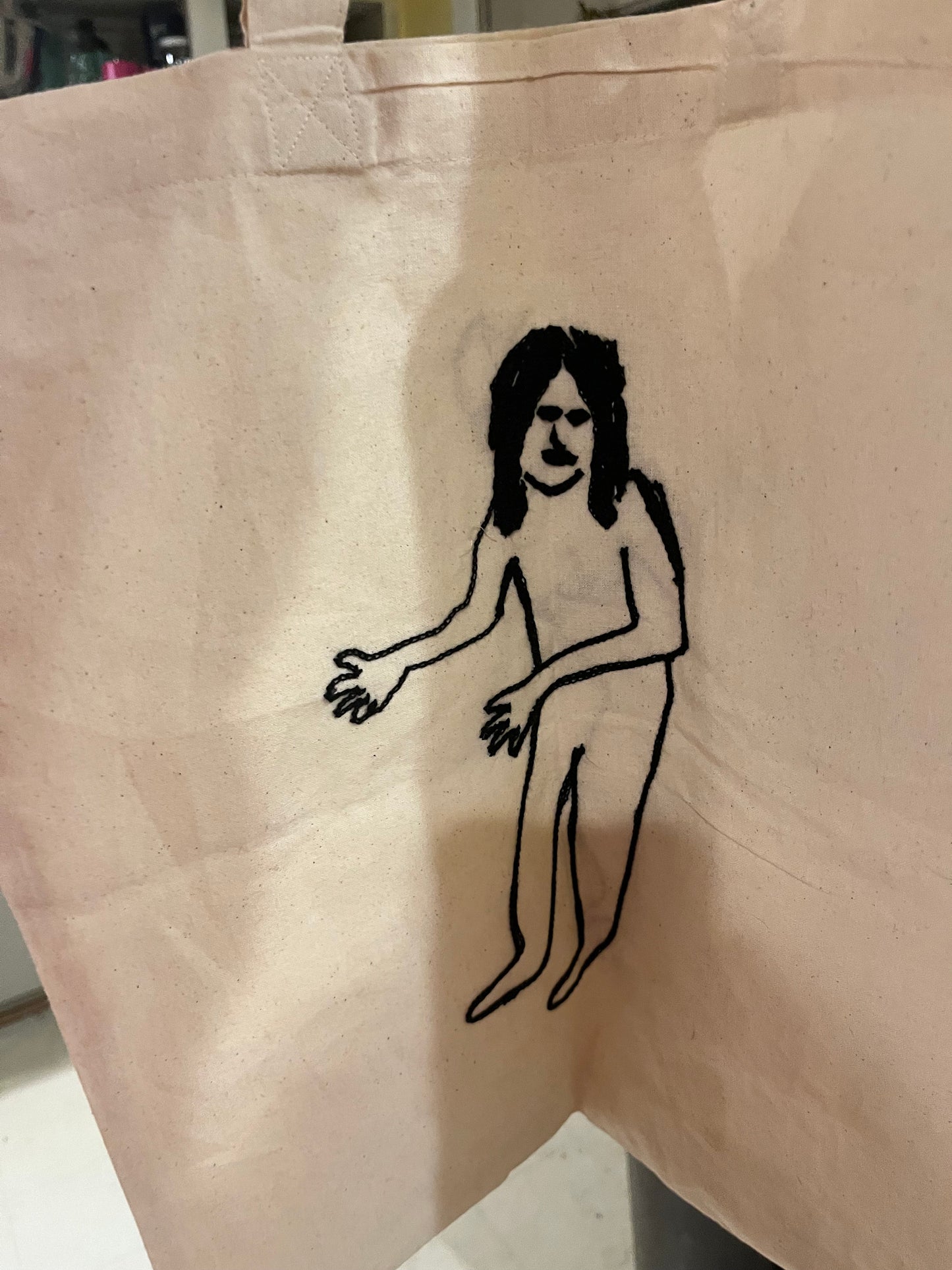 The X-Files The Jersey Devil Unhinged Drawings Square Tote Bag