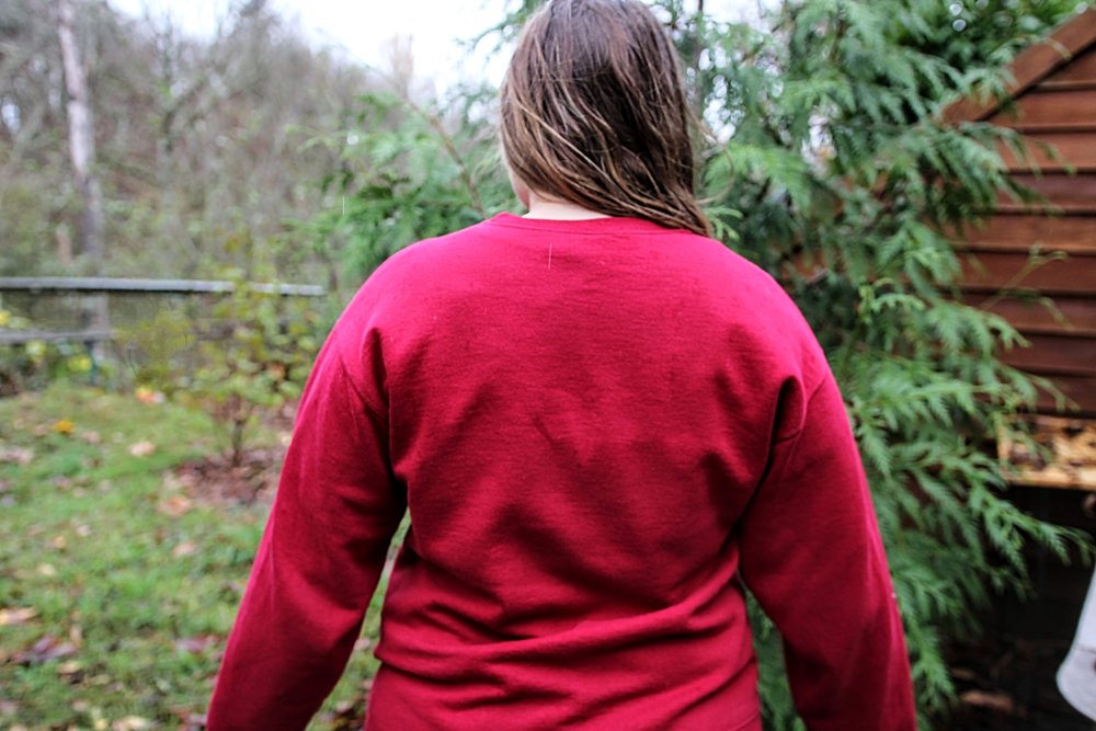 Vintage "LeTitsNow" Cardinals in Snow on Red Crewneck